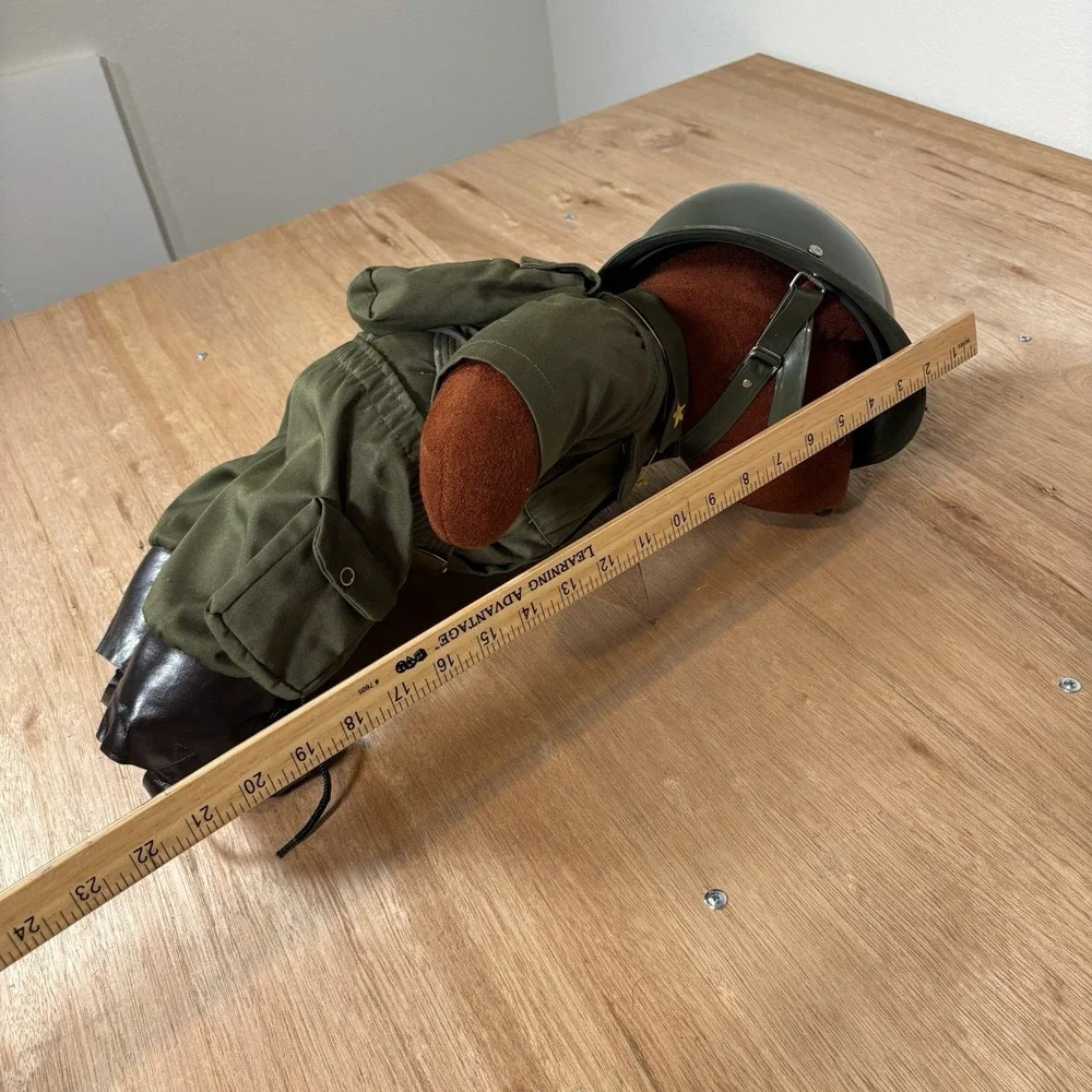 Vintage North American Bear Co VIB Bearatrooper Plush Military Teddy Bear 1986